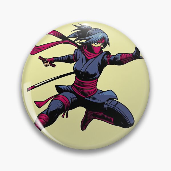 Item preview, Kunoichi Ninja Pop Art Style designed and sold by artofuniverse.
