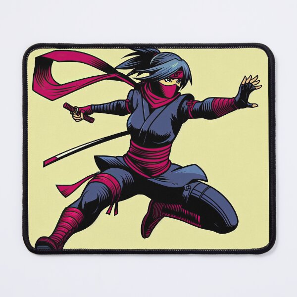 Item preview, Kunoichi Ninja Pop Art Style designed and sold by artofuniverse.