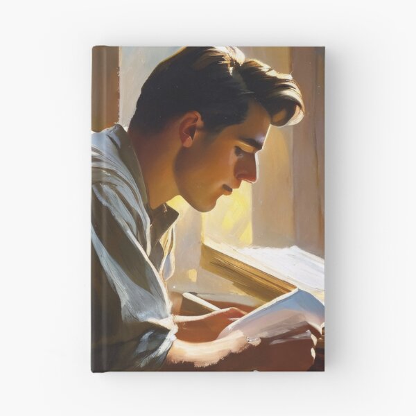 Item preview, Young man studying diligently designed and sold by MoodyFrames.