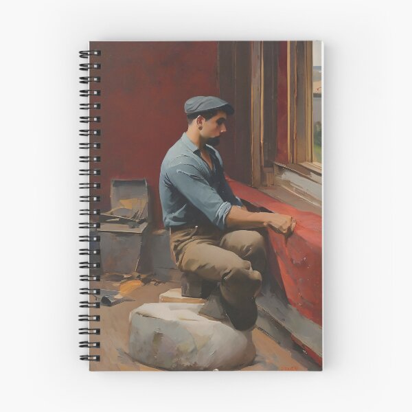 Item preview, Young concentrated construction worker designed and sold by MoodyFrames.