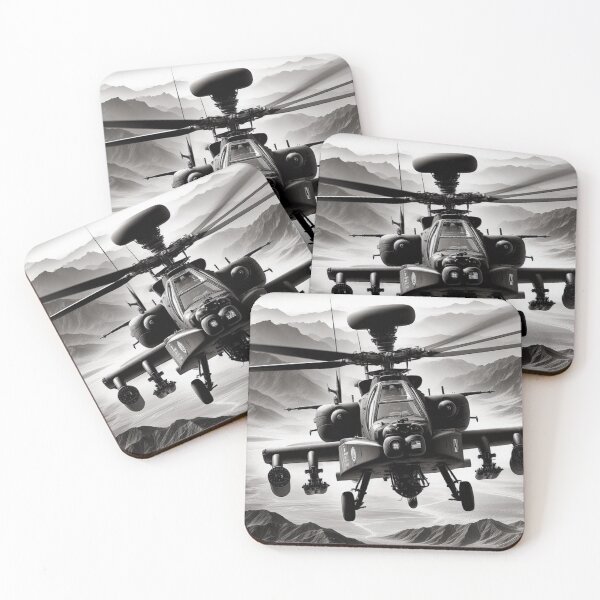 Item preview, AH-64 Apache Print designed and sold by SkywardTreasure.