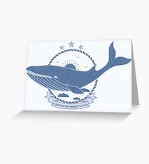Float in the cloud Greeting Card