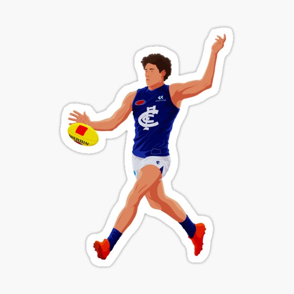 Item preview, Charlie Curnow - Carlton Blues Australian Football designed and sold by ozsports.
