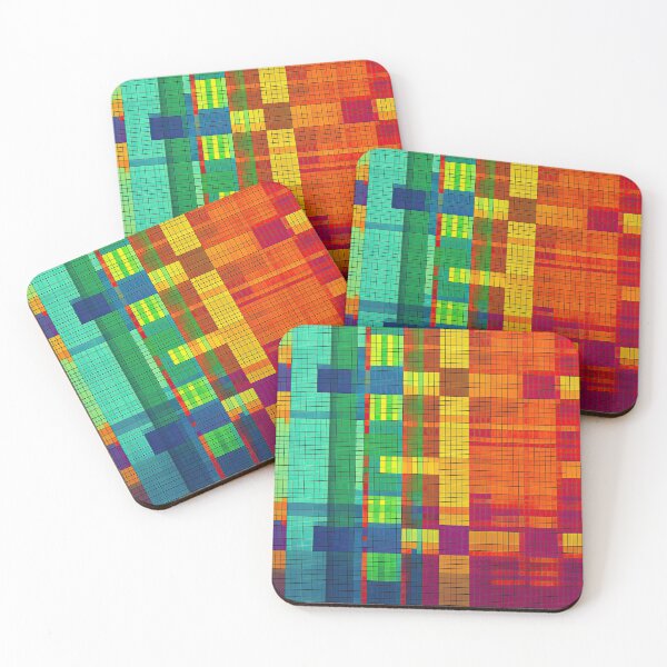 Item preview, Pixel Plaid Rectangles designed and sold by LivelaStudio.