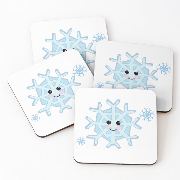 Item preview, Cute happy snowflake snowy weather designed and sold by esullivan.