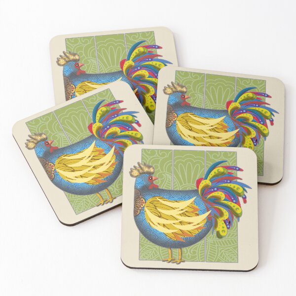 Item preview, Rooster, chicken, chick, mexican rooster, farm designed and sold by fashionlabrador.