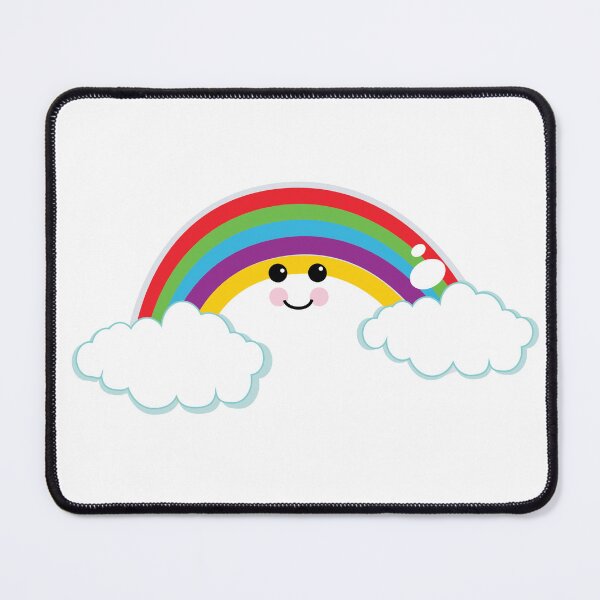 Item preview, Happy cute rainbow, kawaii rainbow, weather designed and sold by esullivan.