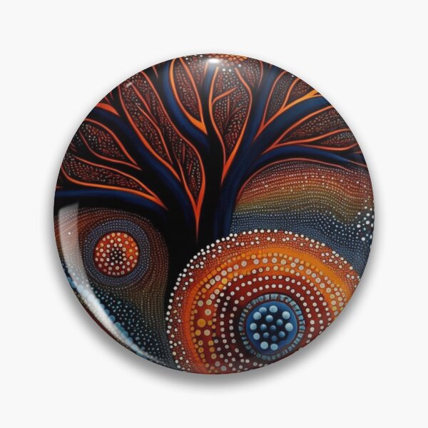 Item preview, Aboriginal Art Print - Dot Painting designed and sold by ArtbyEricG.