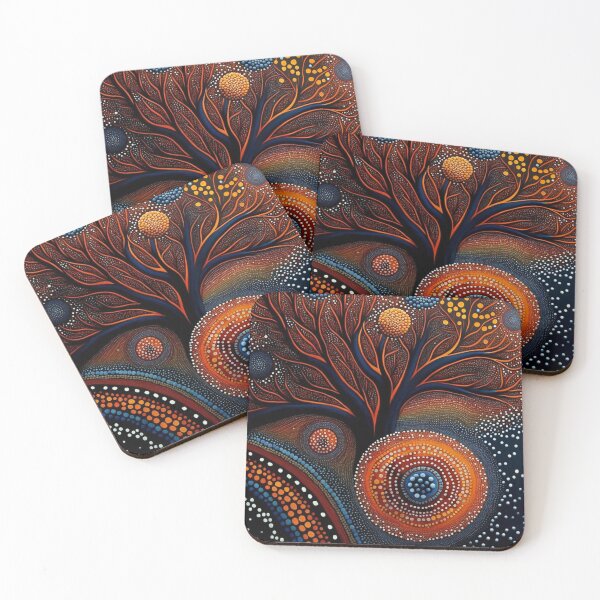 Item preview, Aboriginal Art Print - Dot Painting designed and sold by ArtbyEricG.