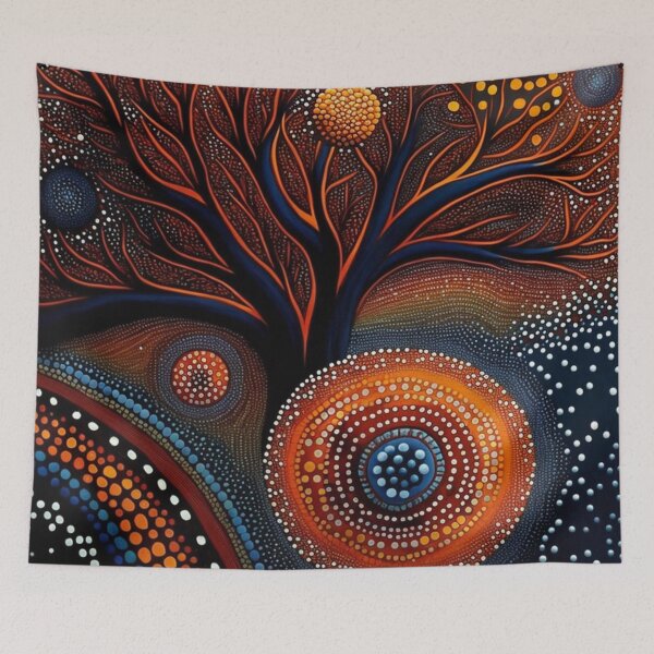 Item preview, Aboriginal Art Print - Dot Painting designed and sold by ArtbyEricG.