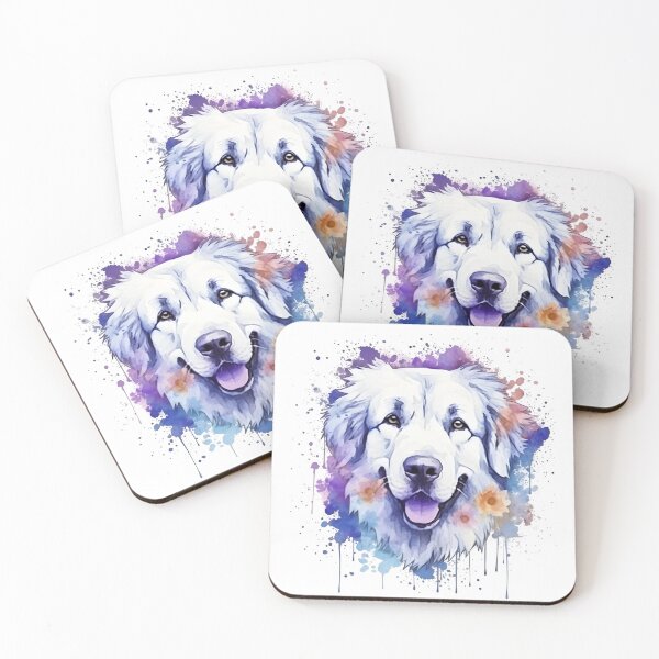 Item preview, Great Pyrenees | Colorful Watercolor Design #5 designed and sold by MatsurexDesigns.