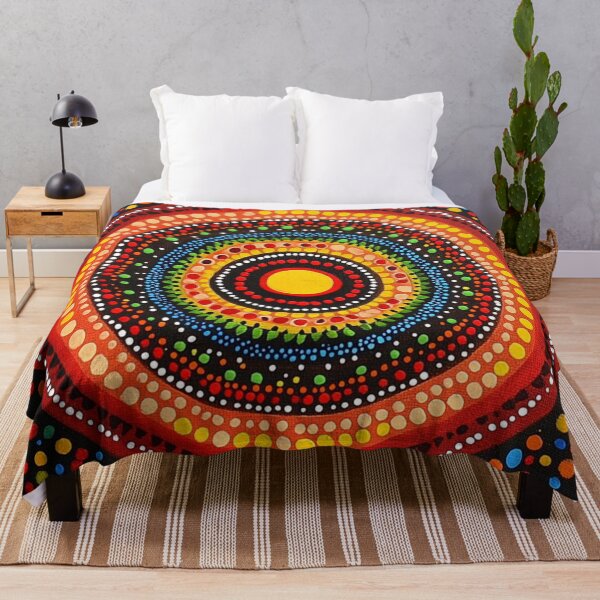 Item preview, Aboriginal Art Print - Dot Painting designed and sold by ArtbyEricG.