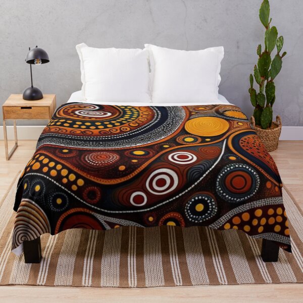 Item preview, Aboriginal Art Print - Dot Painting designed and sold by ArtbyEricG.