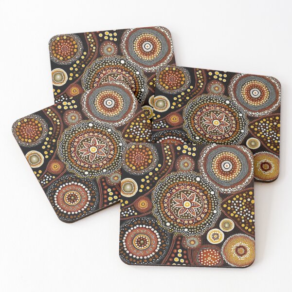 Item preview, Aboriginal Art Print - Dot Painting designed and sold by ArtbyEricG.