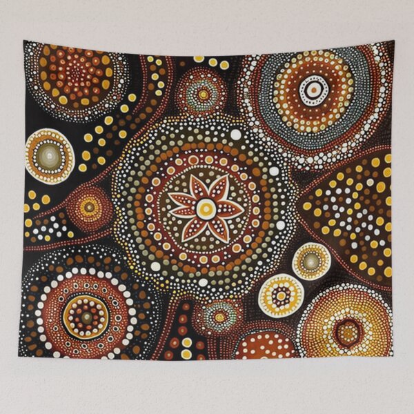 Item preview, Aboriginal Art Print - Dot Painting designed and sold by ArtbyEricG.