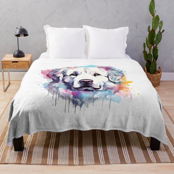 Item preview, Great Pyrenees | Colorful Watercolor Design #6 designed and sold by MatsurexDesigns.