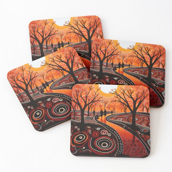 Item preview, Aboriginal Art Print - Dot Painting designed and sold by ArtbyEricG.