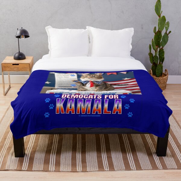 Item preview, SUDD0282 DemocratDesigns Democats Vote for Democats Cats for Kamala Harris patriotic cats vote designed and sold by DemocratDesigns.
