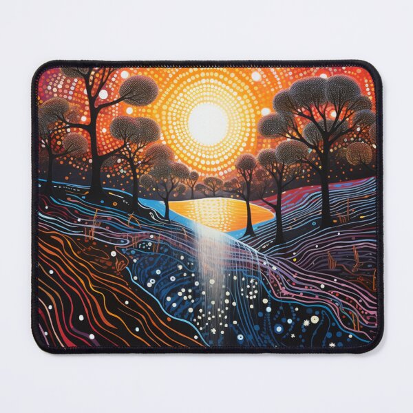 Item preview, Aboriginal Art Print - Dot Painting designed and sold by ArtbyEricG.