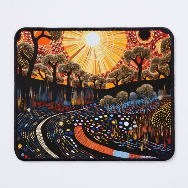 Item preview, Aboriginal Art Print - Dot Painting designed and sold by ArtbyEricG.
