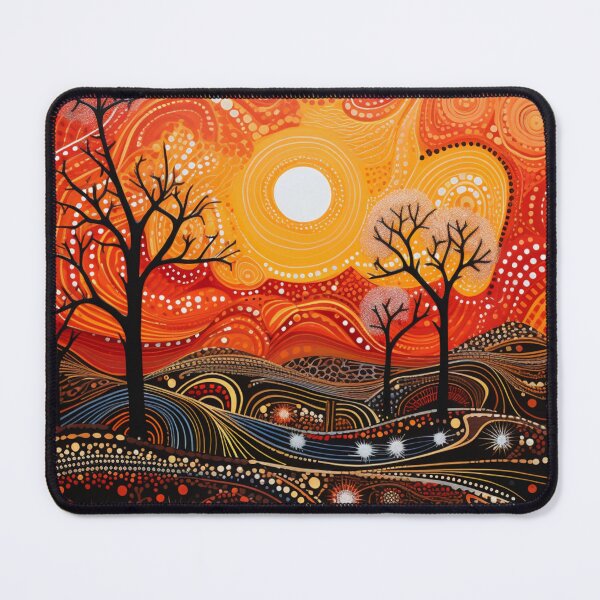 Item preview, Aboriginal Art Print - Dot Painting designed and sold by ArtbyEricG.