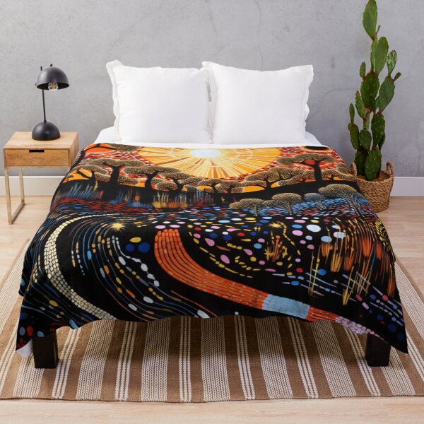 Item preview, Aboriginal Art Print - Dot Painting designed and sold by ArtbyEricG.