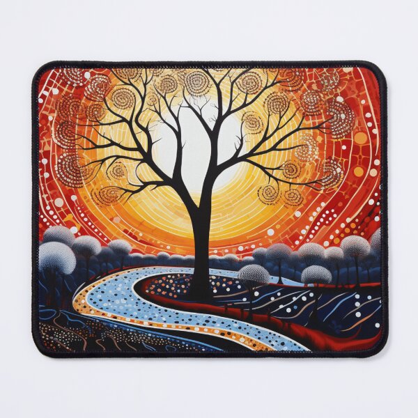 Item preview, Aboriginal Art Print - Dot Painting designed and sold by ArtbyEricG.