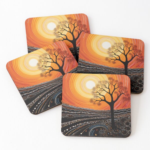 Item preview, Aboriginal Art Print - Dot Painting designed and sold by ArtbyEricG.