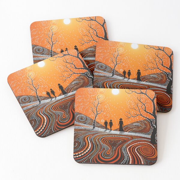 Item preview, Aboriginal Art Print - Dot Painting designed and sold by ArtbyEricG.