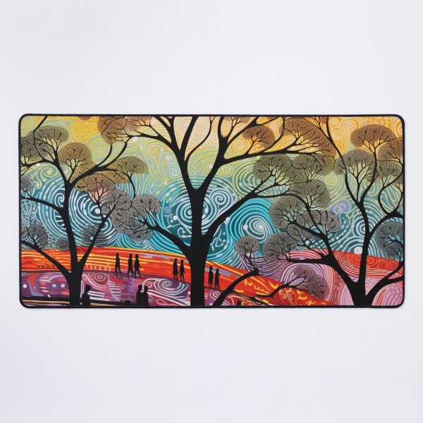 Item preview, Aboriginal Art Print - Dot Painting designed and sold by ArtbyEricG.