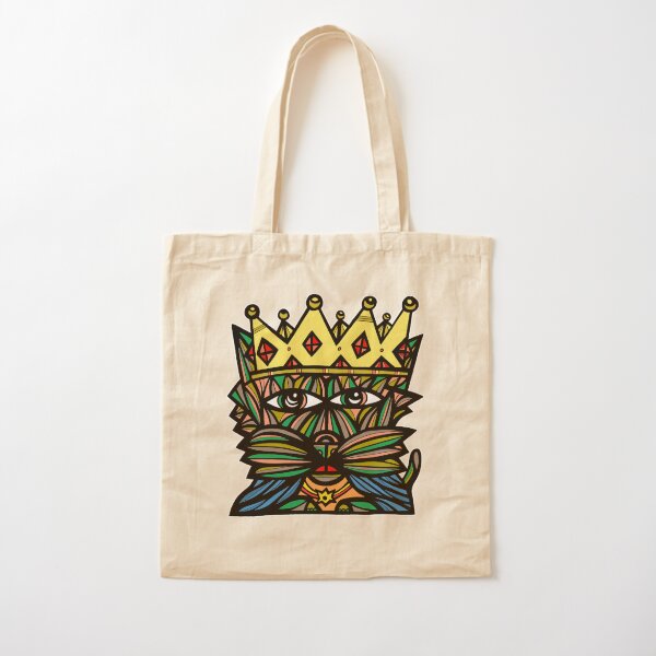 "King Kat" Cotton Tote Bag