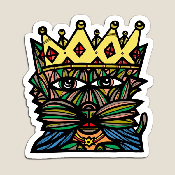 "King Kat" Magnet