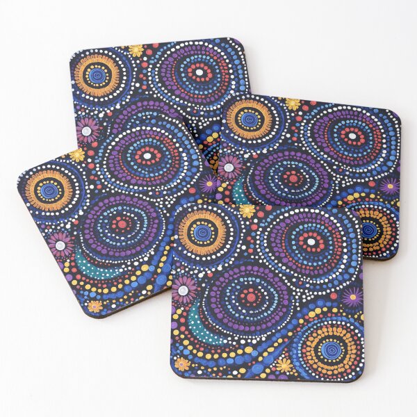 Item preview, Aboriginal Art Print - Dot Painting designed and sold by ArtbyEricG.
