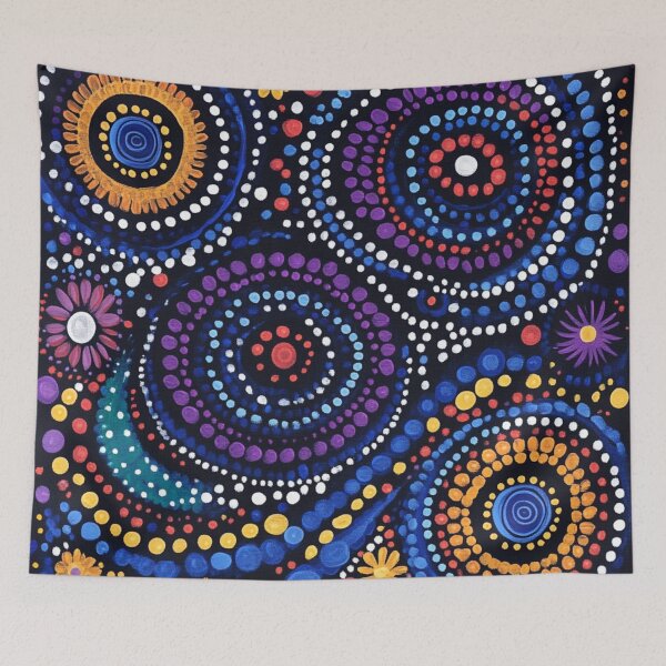 Item preview, Aboriginal Art Print - Dot Painting designed and sold by ArtbyEricG.