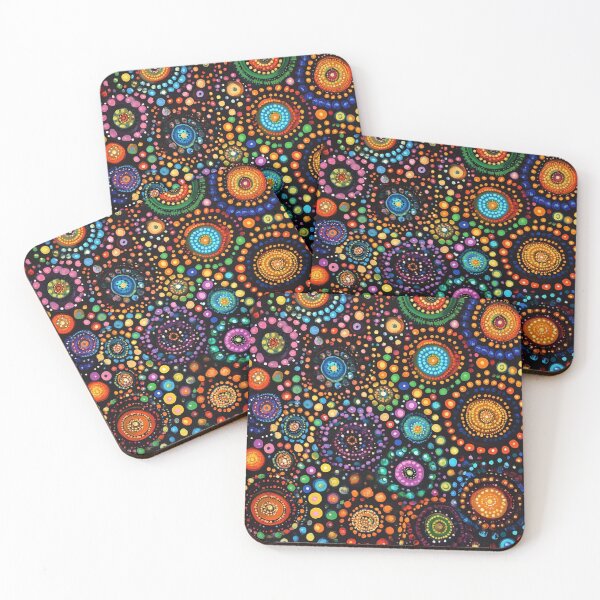 Item preview, Aboriginal Art Print - Dot Painting designed and sold by ArtbyEricG.