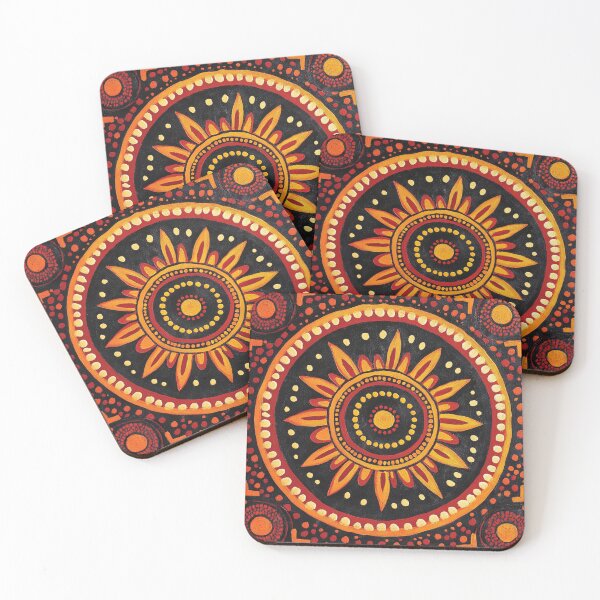 Item preview, Aboriginal Art Print - Dot Painting designed and sold by ArtbyEricG.