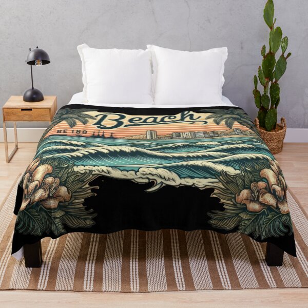 Item preview, Summer Plage with sea and blooming designed and sold by Expressions-Sel.
