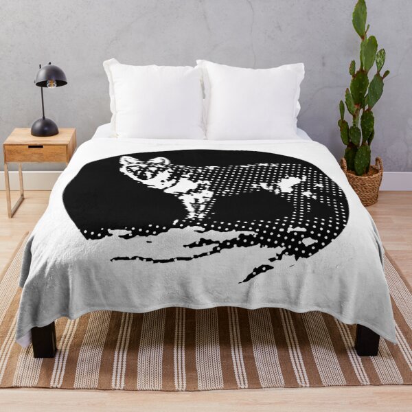 Item preview, Halftone Trail Cam Space Coyote designed and sold by HiddenStash.