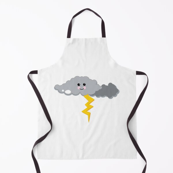 Item preview, Cute happy thunder and lightning clouds designed and sold by esullivan.