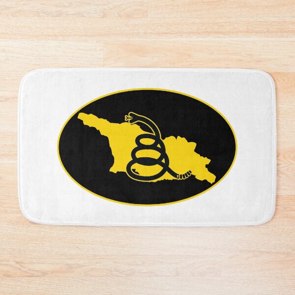 Item preview, GEORGIA - Freedom Is The Superpower - Modern Gadsden Snake Flag - Dont Tread On Me design designed and sold by pelagio.