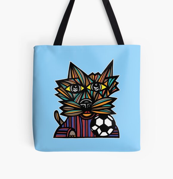 "Kick Kat" All Over Print Tote Bag