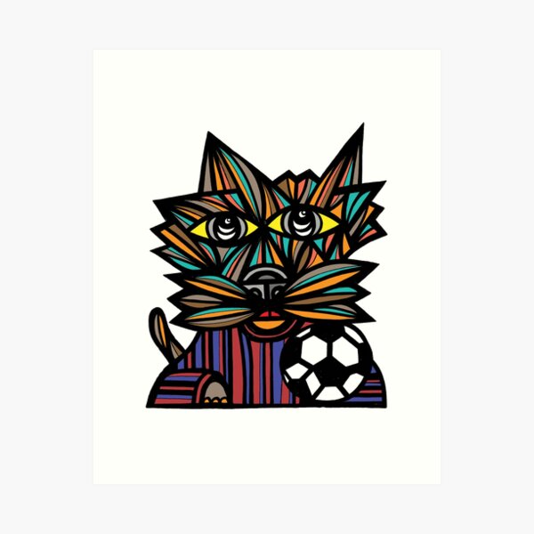 "Kick Kat" Art Print