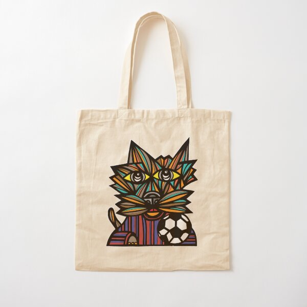 "Kick Kat" Cotton Tote Bag