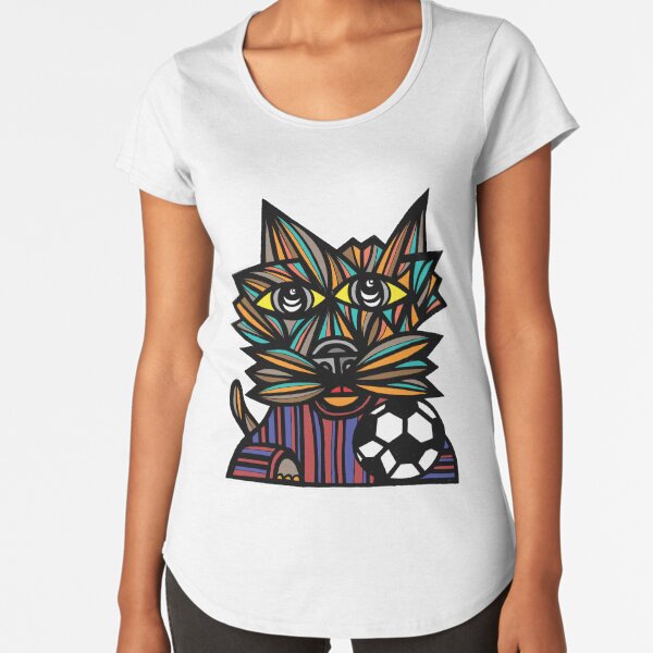 "Kick Kat" Premium Scoop T-Shirt