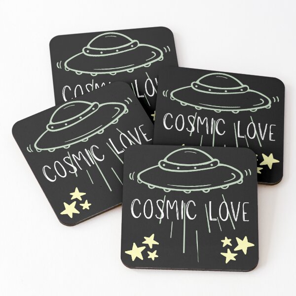 Item preview, Cosmic Love Spaceship designed and sold by SleepyCadyCat.