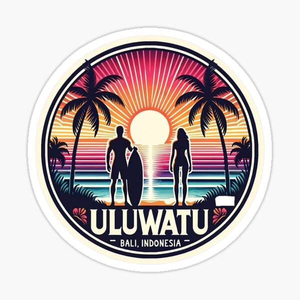 Aperçu de l'œuvre Uluwatu Bali Indonésie Surf d'été créée et vendue par LoveLabDesign.