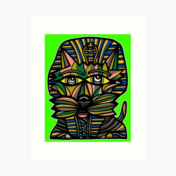 "Pharaoh Kat" Art Print