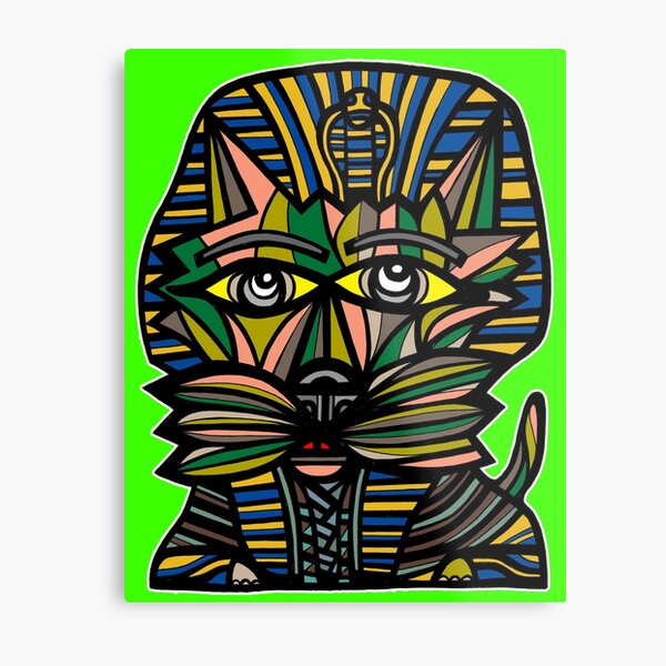 "Pharaoh Kat" Metal Print