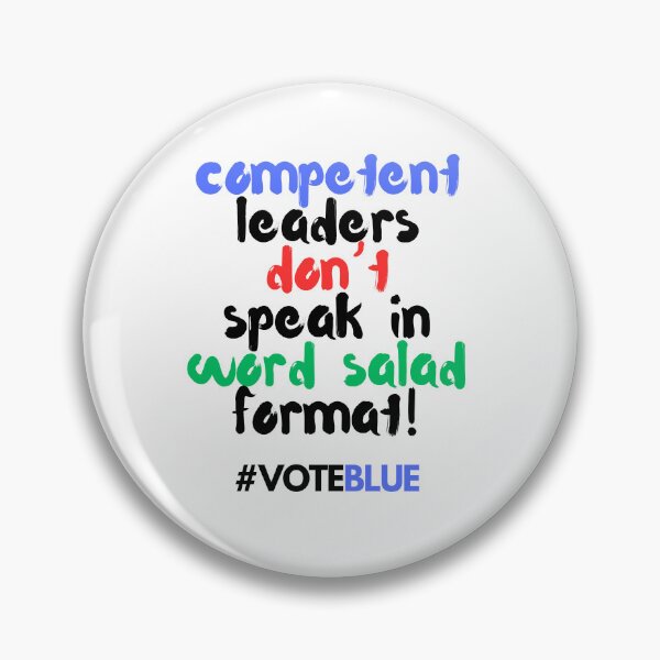 Item preview, "Word Salad" Anti-Trump Political Design - Kamala Harris 2024 designed and sold by Fredster1966.