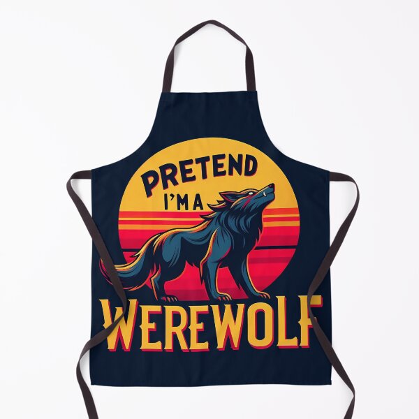 Item preview, Pretend I'm a Werewolf, typography designed and sold by maxmaj.